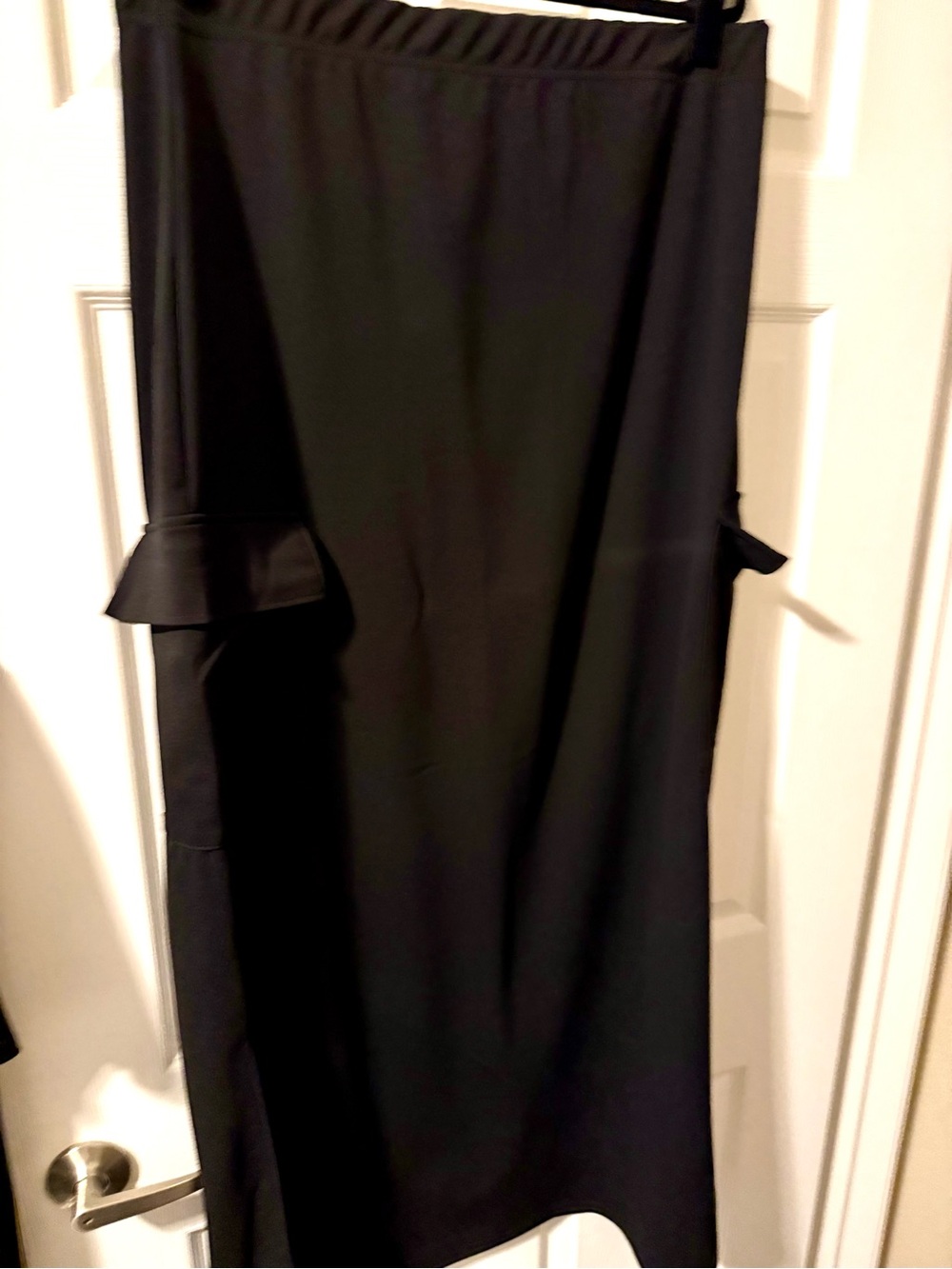 NWT Long Tall Sally Black Cargo Skirt sized 16